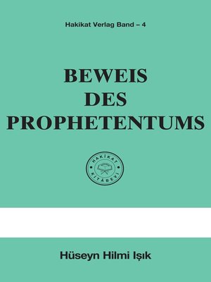 cover image of Beweis Des Prophetentums